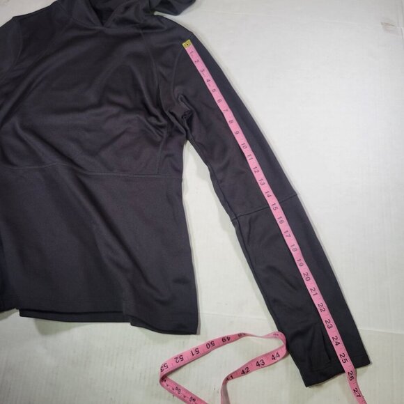 Spyder Women Black Hooded Lightweight Activewear Pullover Top Size Medium - Picture 7 of 8